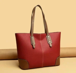 Womens Contrasting Tote Bag